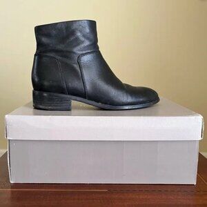 Franco Sarto - Benny Leather Ankle Boots in Black - 8.5